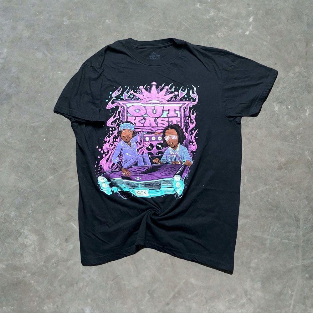 Outkast Black Graphic Tee - Short Sleeve
